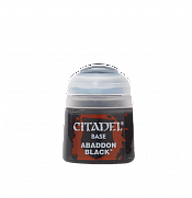 Сборные фигуры из пластика Баночка с краской: Черный Аббадон (Paint Pot: Abbaddon Black) - фото