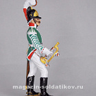 Миниатюра в росписи Штаб-трубач Московского драгунского полка. Россия, 1803-06 гг. 1:32, Сибирский партизан (СП099) (СП099)
