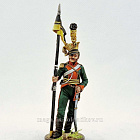 Миниатюра из олова Рядовой 1-го уланского полка Мерфильдта, Австрия, 54 мм, Студия Большой полк