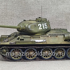 Масштабная модель в сборе и окраске Т-34/85 Война в Корее, Китайские добровольцы 1/35 (208-175) (208-175)