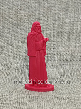 Солдатики из пластика Киевская Русь. Мирный житель. Монах Савватий (красный), Воины и битвы - фото