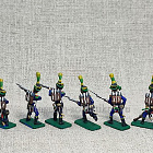 Солдатики из пластика в росписи Французские вольтижеры 1812 - набор 8 шт., Звезда (Q566-039) (Q566-039)