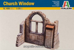 Сборная модель из пластика ИТ Аксессуары Church Windows (1/35) Italeri