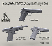 LRE35257 Автоматический пистолет M1911A1, 1:35, Live Resin