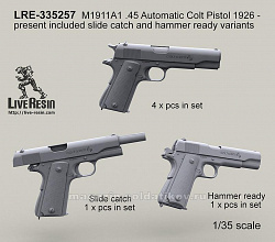 Аксессуары из смолы Автоматический пистолет M1911A1, 1:35, Live Resin