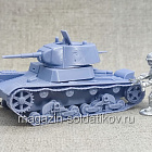 Советский легкий танк Т-26 образца 1938 г. 1/56 3Д Корнукопия (552-029) (552-029)