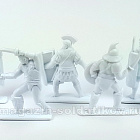 Солдатики из пластика Последняя битва, набор из 10 фигур (белый) 1:32, ИТАЛМАС