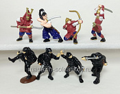 704-1373 Ниндзя и самураи Н 8 шт (есть дефекты) Fresh Toys - фото