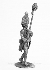 Миниатюра из олова 763 РТ Гренадер французской революционной гвардии 1789 год, 54 мм, Ратник - фото