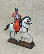 Николай II на параде, 54 мм, Студия Большой полк - фото