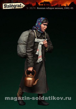 Сборная фигура из смолы Беженка,1/35, Stalingrad (3074) (3074)