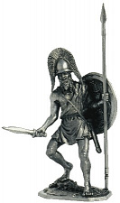 Миниатюра из металла 133. Лакедемонский командир, V в. до н.э. EK Castings - фото