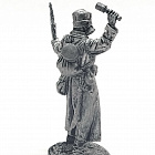 Миниатюра из олова Боец РККА в шинели с гранатой 1942-43 гг., 54мм. EK Castings (WW2-84) (WW2-84)