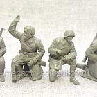 Солдатики из пластика Полковая пушка. РККА.Зима (1:32) Plastic Platoon (PP071) (PP071)