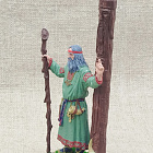 Волхв-древнеславянский языческий жрец и чародей, XIII в., 54 мм (QF0386) (QF0386)