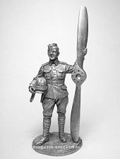 Миниатюра из олова Пилот авиационных частей, России, 1914-17 гг. EK Castings - фото