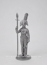 Миниатюра из олова Обер-офицер Орловского мушкетерского полка, Россия 1804-06 гг. 54 мм EK Castings - фото