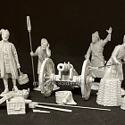 Сборная миниатюра из смолы Русская артиллерия XVII в, 54 мм, TRILOKA miniatures (TLK-54-025) (TLK-54-025)