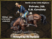 Battle of the Little Bighorn: Private, 7th U.S. Cavalery, 75 мм, Legion Miniatures - фото