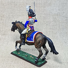 Миниатюра из олова Старший офицер кирасирского подка, Франция 1809-12 гг, 54 мм, Студия Большой полк (ИЛ2404.12.03.54) (ИЛ2404.12.03.54)