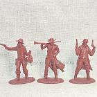 Солдатики из мягкого резиноподобного пластика Ковбои №1, набор 6 шт, 1/32 Soldiers. Есть