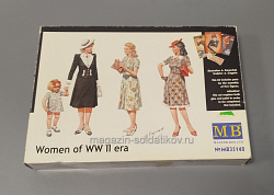 Сборные фигуры из пластика 35148 Women of World War II Era 1/35 MasterBox (Q445-254) (Q445-254)