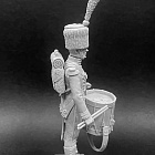 Сборная миниатюра из металла Барабанщик гвардейского егерско-карабинерного батальона, 54 мм, Chronos miniatures