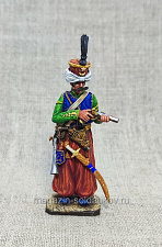 Миниатюра из олова Мамелюк гвардейской кавалерии 1805-13 гг., 54 мм, Студия Большой полк - фото