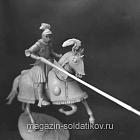 Сборная миниатюра из смолы Французский жандарм, 1525 г., 54 мм, Chronos miniatures (CHM-54374) (CHM-54374)