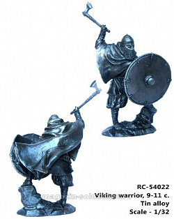 Миниатюра из олова Викинг, 9-11 вв, 54 мм, Runecraft Солдатики Публия