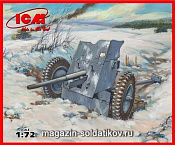 Сборная модель из пластика Немецкая противотанковая пушка3,7 cm Pak 36 (1/72) ICM - фото