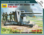6158 Немецкая зенитка "Flak 36/37" 88 мм (1/72) Звезда