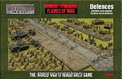 Миниатюра из металла Battlefield in a Box DEFENCES (33 pcs!) (15мм) Flames of War - фото