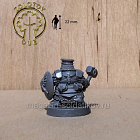 Сборная миниатюра из смолы Гном Молотобоец №2, 28 мм, Золотой дуб