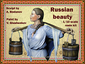 Сборная миниатюра из смолы Russian beauty 1/10 Legion Miniatures - фото