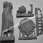 Сборная фигура из смолы Миры Фэнтези: Египетская богиня Сехмет, 90 мм Chronos Miniatures