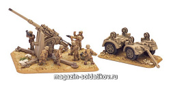 Сборная модель из пластика 8.8cm FlaK36 gun (15мм) Flames of War (GE550) (GE550)