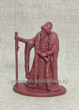 Солдатики из мягкого пластика Иван Васильевич (бордовый), 1:32, Уфимский солдатик - фото