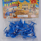 Солдатики из пластика Mexicans 2nd series 12 figures in 9 poses (blue), 1:32 ClassicToySoldiers