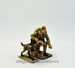Боец-вожатый РККА 1941-43 гг., 54 мм, Студия Большой полк (ИЛ0233.14.01.54) (ИЛ0233.14.01.54)