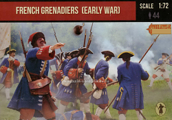 Солдатики из пластика French Grenadiers (Early War), (1/72) Strelets (235) (235)