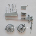 Сборная миниатюра из смолы Передок для батарейной артиллерии, Россия, 28 мм, Аванпост