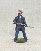 Миниатюра из олова В городе новый шериф, 54 мм, Студия Большой полк - фото