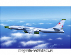 Сборная модель из пластика Самолет Ту - 16к - 10 1:144 Трумпетер