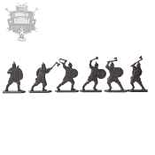 Солдатики из пластика Полк Левой Руки, (6 шт, серебряный), Воины и битвы - фото