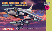 4603 Д Самолет "JOINT HARRIER FORCE" HARRIER GR.7 + HARRIER GR.9  (1/144) Dragon