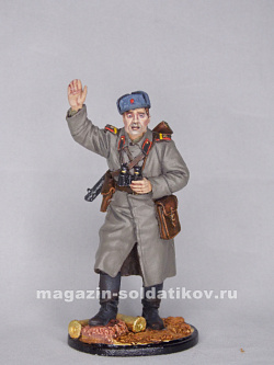 Миниатюра в росписи Старший сержант - артиллерист, командир орудия, 1943-45 гг. СССР, 1:32, Сибирский партизан (СП148) (СП148)