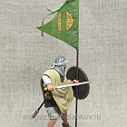 Миниатюра из смолы Восточный воин со знаменем, 1066 г., 54 мм, Студия Большой полк (FIV029.07.14.54) (FIV029.07.14.54 )