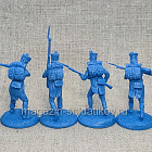Солдатики из резиноподобного пластика Французская пехота (набор 6 шт., 40 мм) PBM