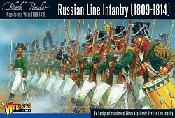 Сборные фигуры из пластика Russian Line Infantry 1809-1814 28 mm Warlord (302012201) (302012201)